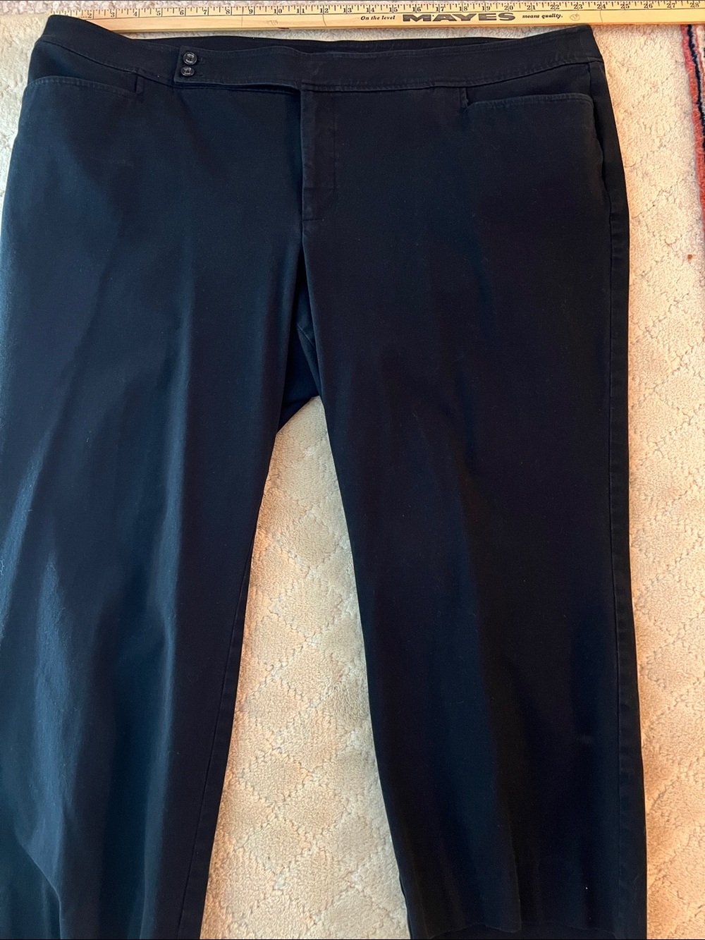 Chaps Black Boot-Cut Women's Pants